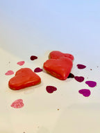 Heart shaped mini sugar cookies. Light crunch, soft centers and easily melting hearts. 